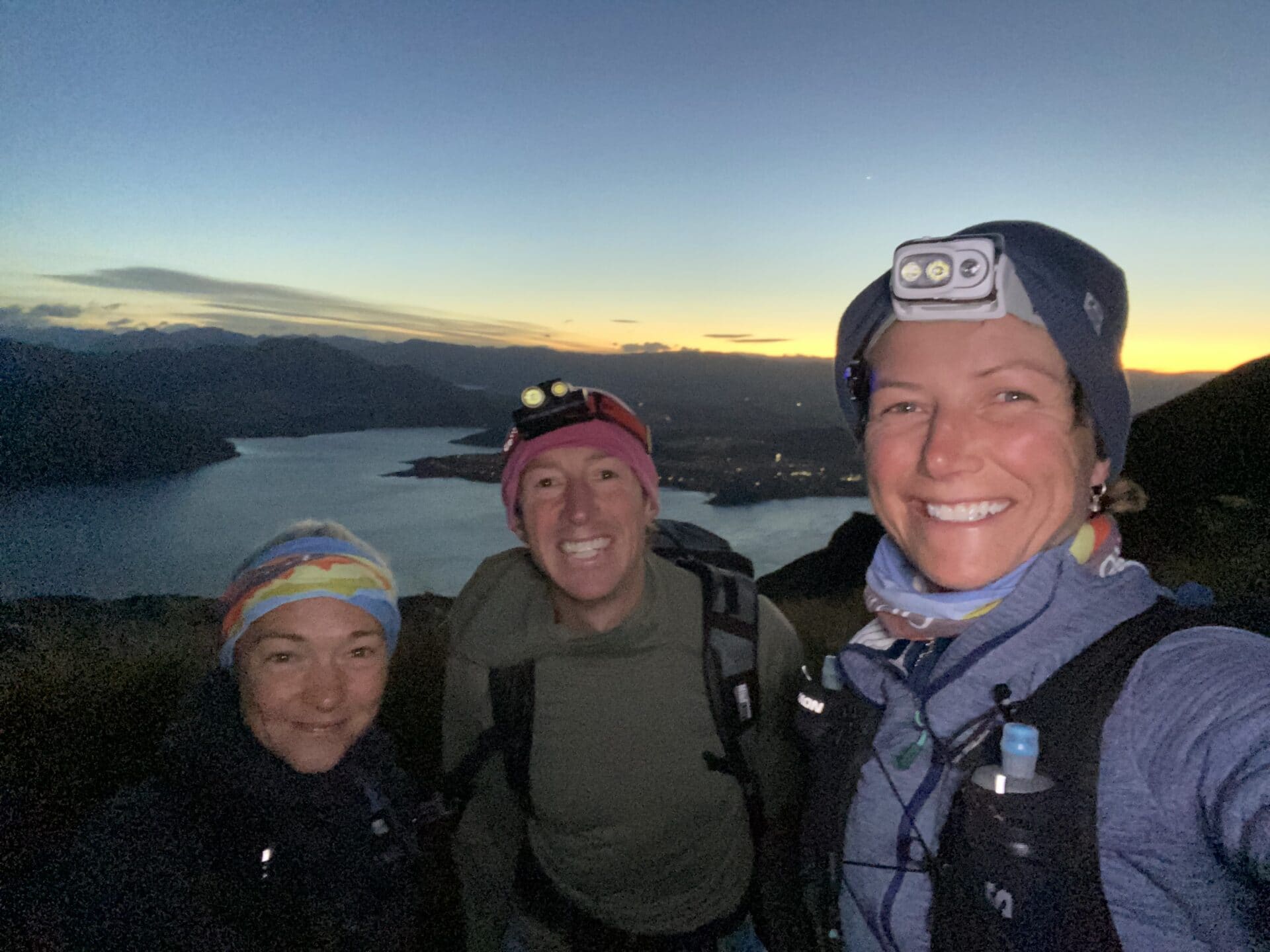 Filming on Roys Peak